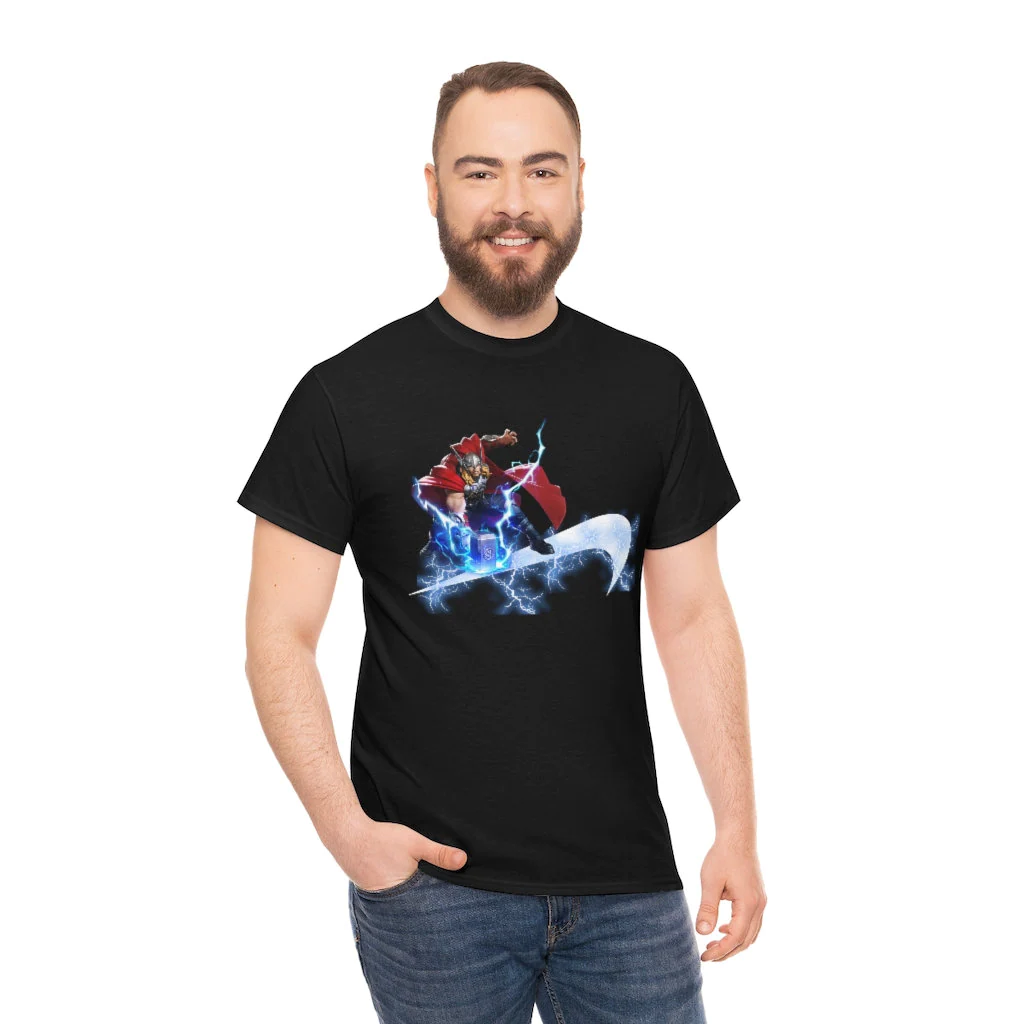 Thor Mix Nike Logo Thor Love And Thunder Unisex T-Shirt Thor Mix Nike Logo Thor Love And Thunder Unisex T-Shirt