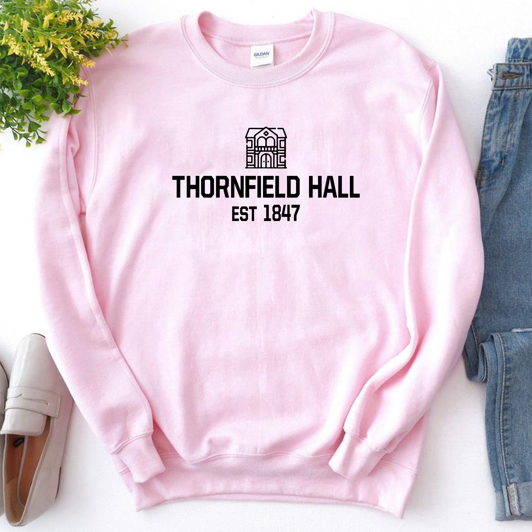 Thornfield Hall Est 1847 Unisex Sweatshirt Thornfield Hall Est 1847 Unisex Sweatshirt