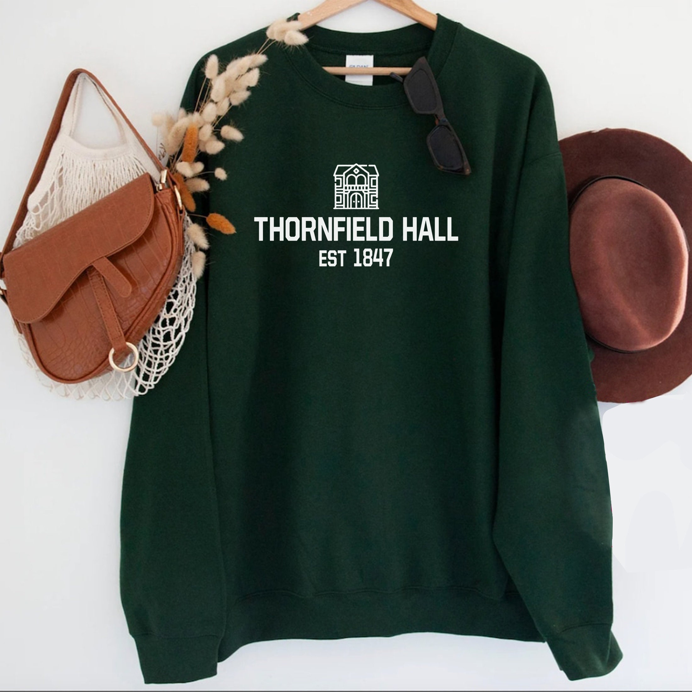 Thornfield Hall Est 1847 Unisex Sweatshirt Thornfield Hall Est 1847 Unisex Sweatshirt
