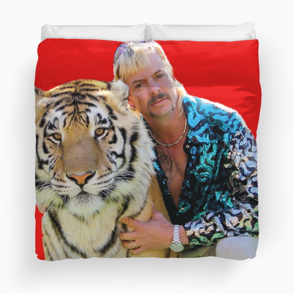 Tiger King Poster Documentary Tv Show Bedding Set Tiger King Poster Documentary Tv Show Bedding Set