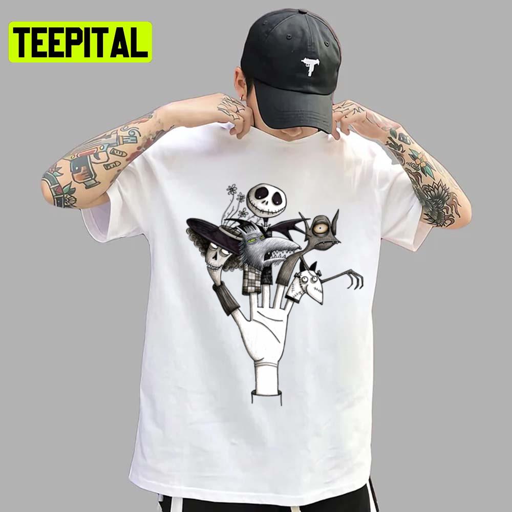 Tim Burton Tribute Nightmare Before Christmas Corpse Bride Frankenweenie Unisex T-Shirt Tim Burton Tribute Nightmare Before Christmas Corpse Bride Frankenweenie Unisex T-Shirt