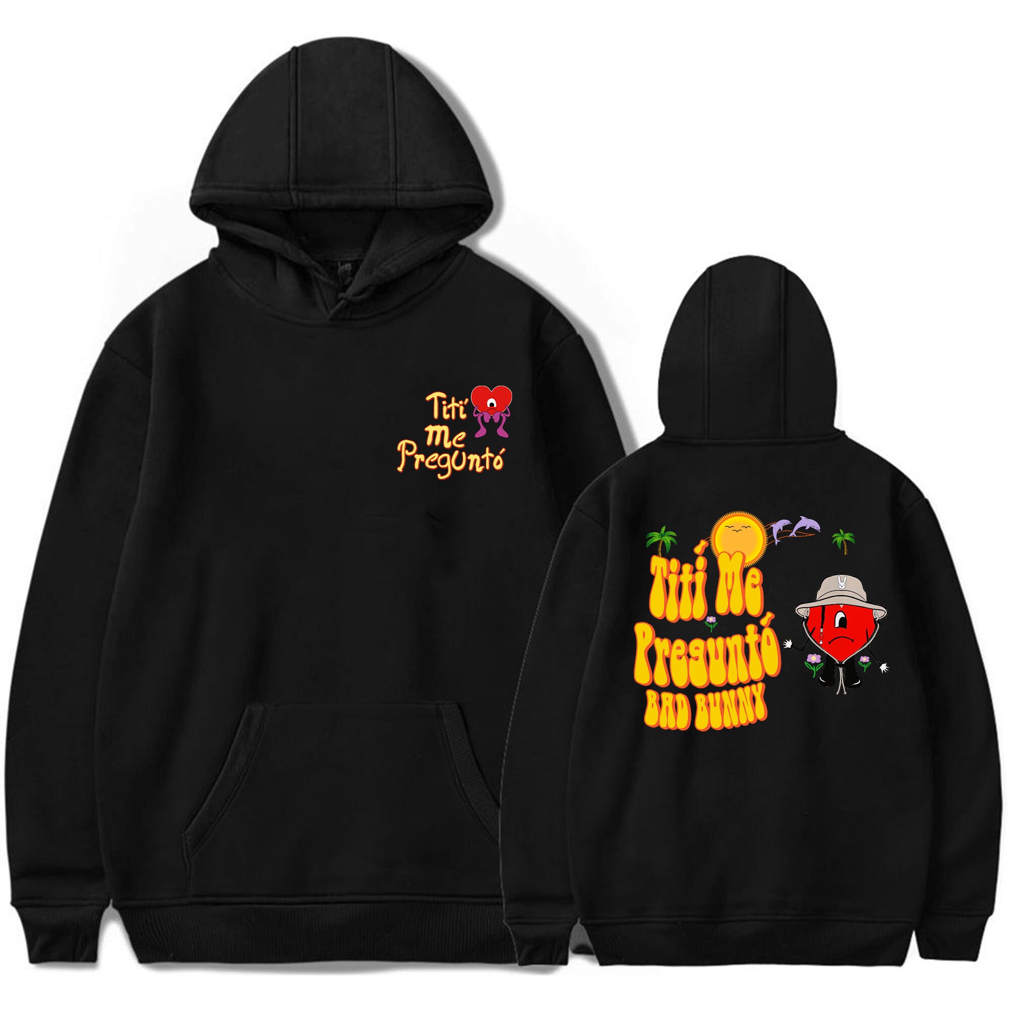 Tití Me Preguntó Bad Bunny Un Verano Sin Ti Retro Unisex Hoodie Tití Me Preguntó Bad Bunny Un Verano Sin Ti Retro Unisex Hoodie