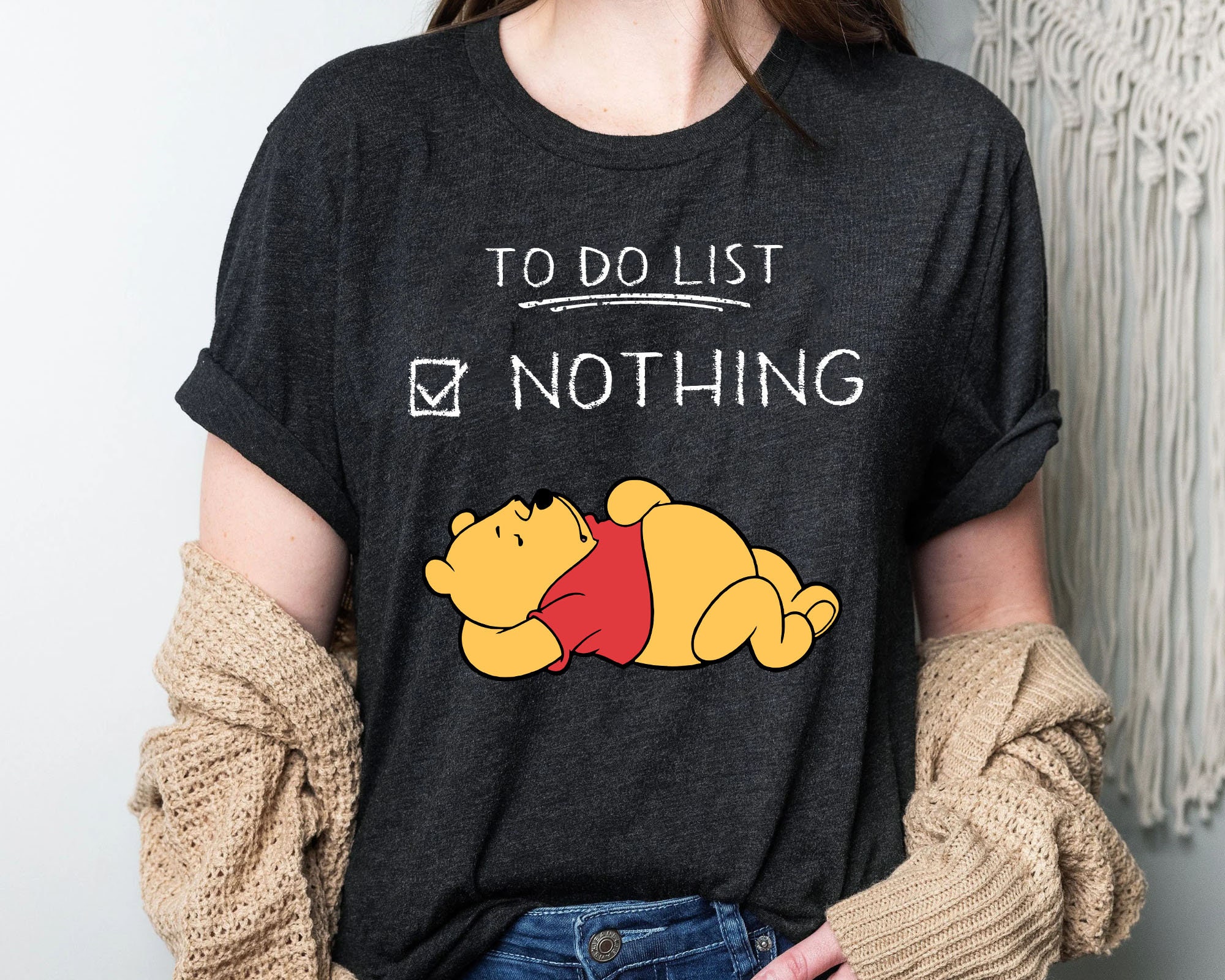 To Do List Nothing Winnie The Pooh Disney Unisex T-Shirt To Do List Nothing Winnie The Pooh Disney Unisex T-Shirt