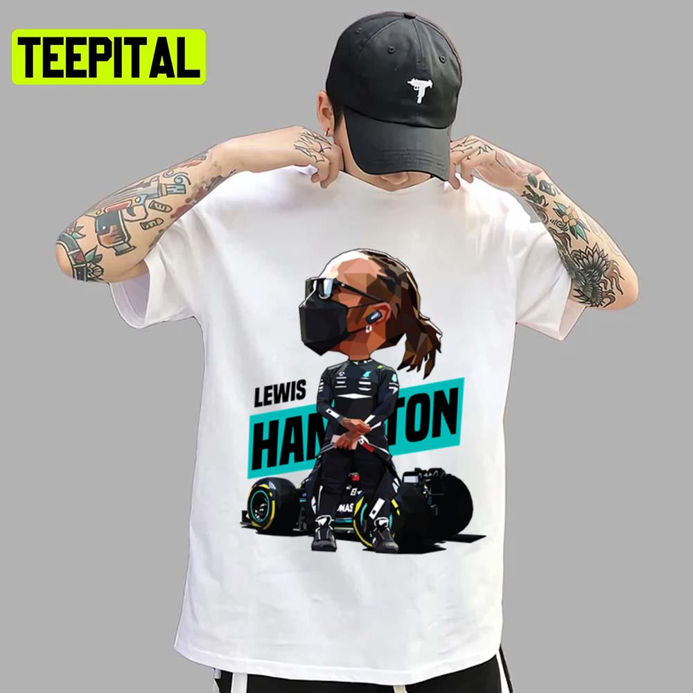 Tooned Hamilton Lewis Hamilton Car Racing Unisex T-Shirt Tooned Hamilton Lewis Hamilton Car Racing Unisex T-Shirt