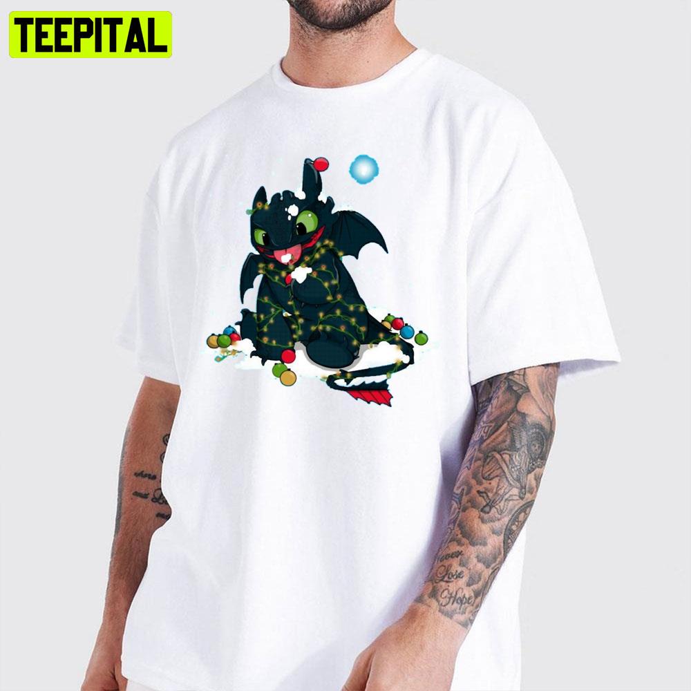 Toothless Xmas How To Train Your Dragon Unisex T-Shirt Toothless Xmas How To Train Your Dragon Unisex T-Shirt
