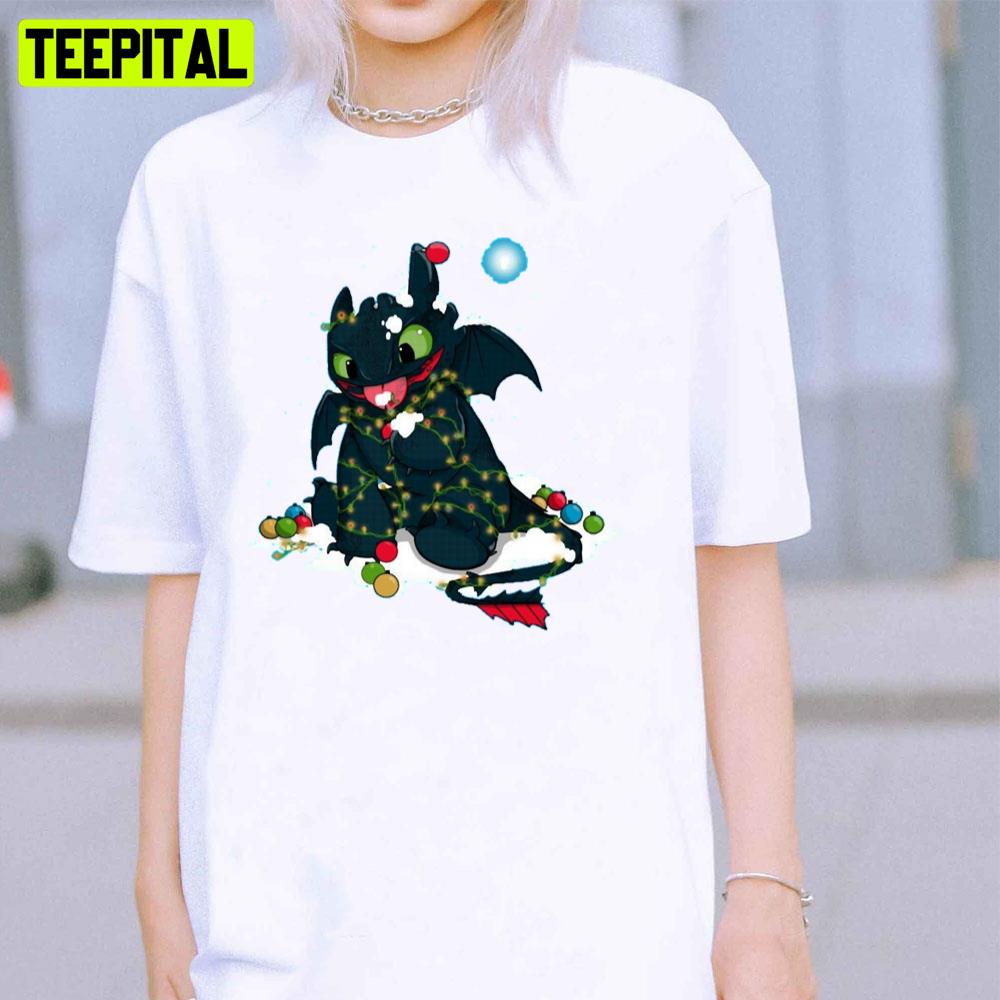 Toothless Xmas How To Train Your Dragon Unisex T-Shirt Toothless Xmas How To Train Your Dragon Unisex T-Shirt