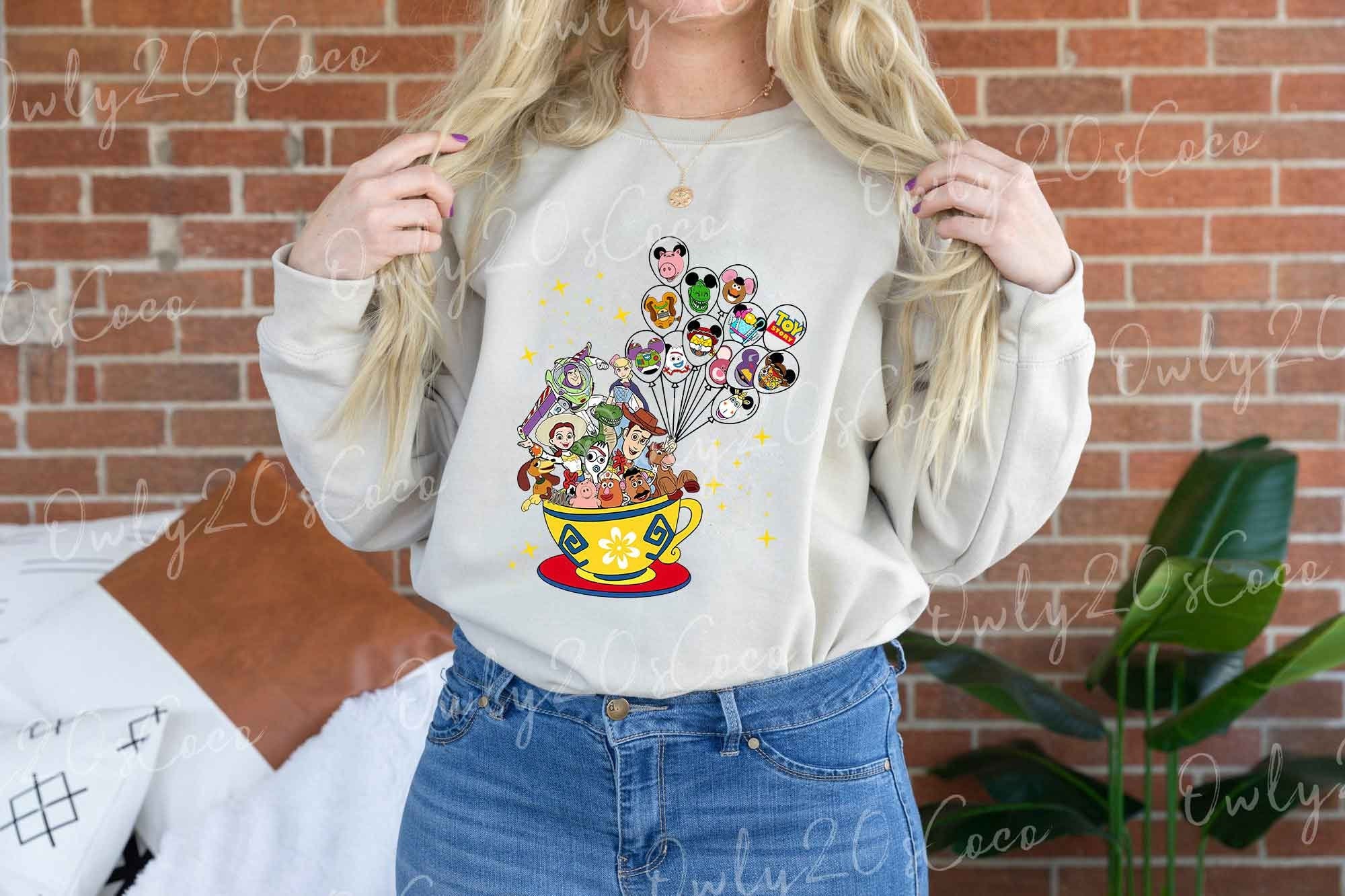 Toy Story Friends Balloon Disney Toy Story Unisex Sweatshirt Toy Story Friends Balloon Disney Toy Story Unisex Sweatshirt