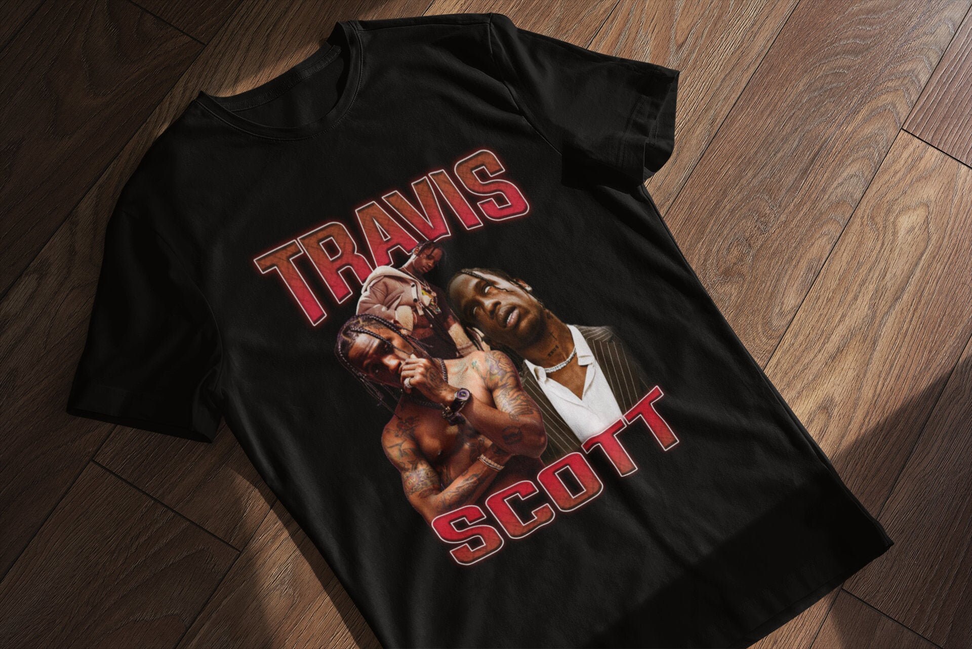 Travis Scott Custom Vintage Unisex T-Shirt Travis Scott Custom Vintage Unisex T-Shirt