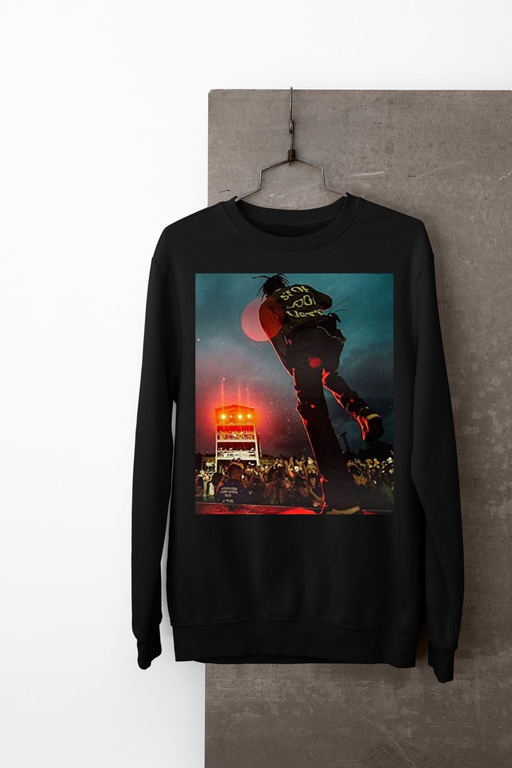 Travis Scott Inspired 90's Vintage Rap Hip Hop Unisex Sweatshirt Travis Scott Inspired 90's Vintage Rap Hip Hop Unisex Sweatshirt