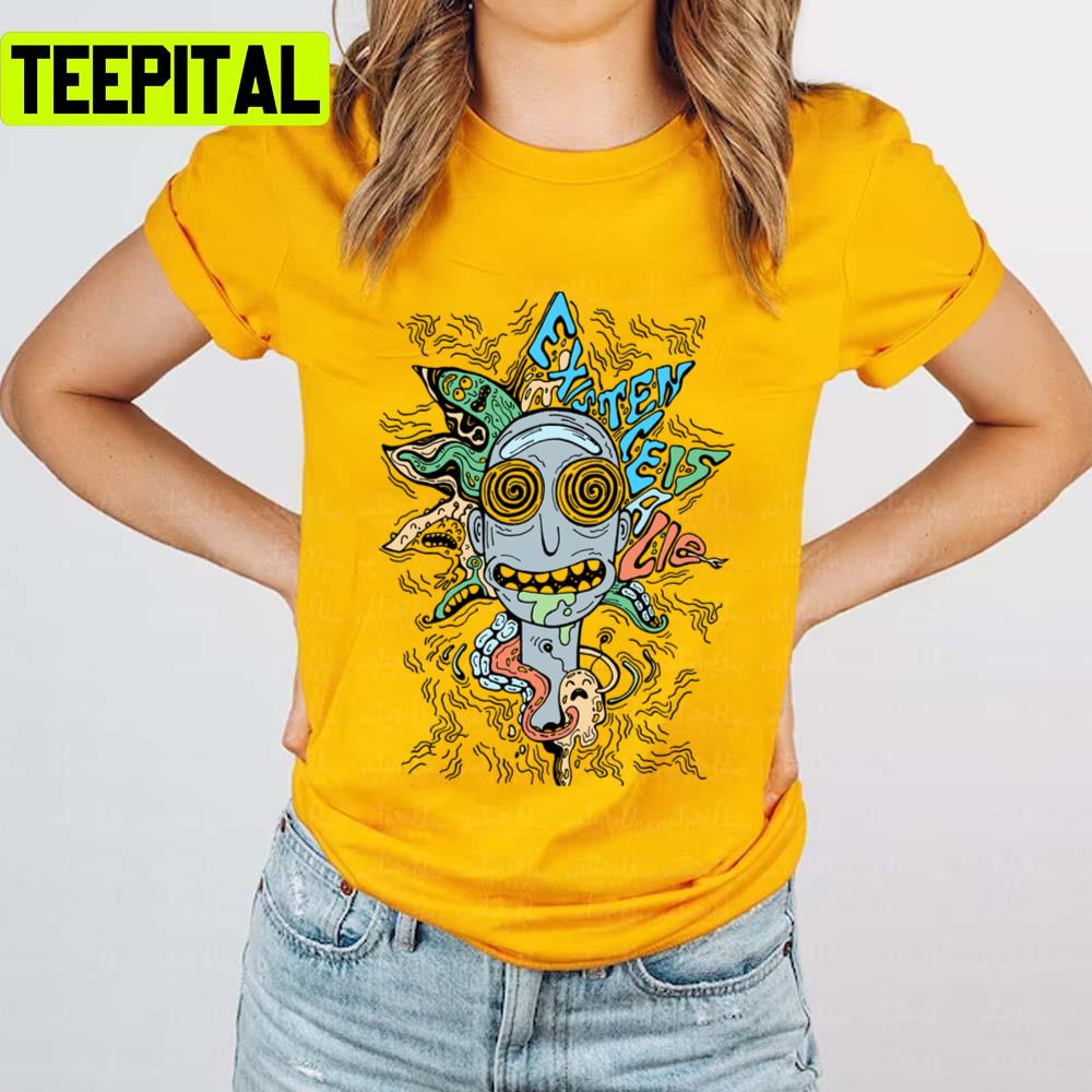 Trippy Rick Rick And Morty Unisex T-Shirt Trippy Rick Rick And Morty Unisex T-Shirt