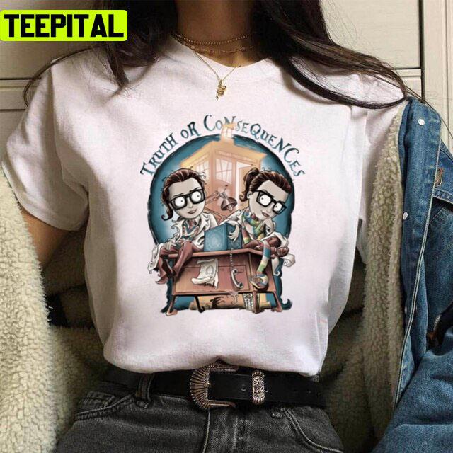 Truth Or Consequences Alices Adventures In Wonderland Unisex T-Shirt Truth Or Consequences Alices Adventures In Wonderland Unisex T-Shirt