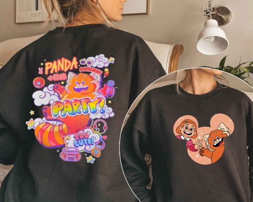 Turning Red Red Panda Party Disney Unisex Sweatshirt