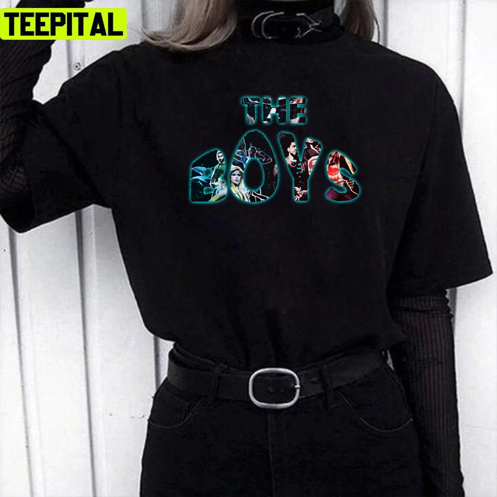 Tv Show The Boys Text Design For Fan Unisex T-Shirt Tv Show The Boys Text Design For Fan Unisex T-Shirt