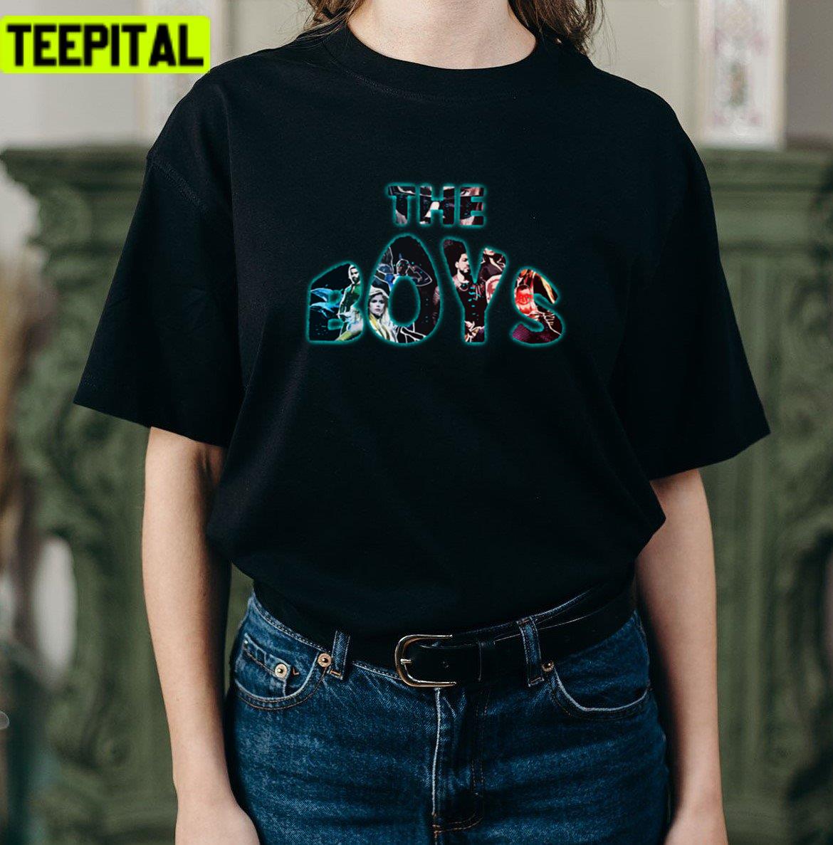 Tv Show The Boys Text Design For Fan Unisex T-Shirt Tv Show The Boys Text Design For Fan Unisex T-Shirt