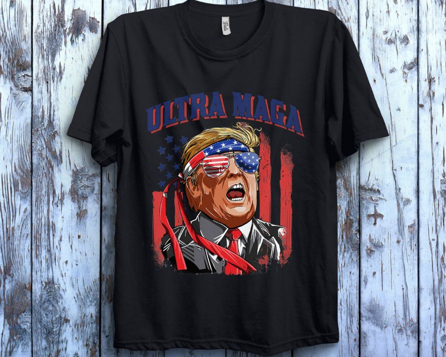 Ultra Maga Funny Trump American Flag USA Patriotic T-Shirt Ultra Maga Funny Trump American Flag USA Patriotic T-Shirt