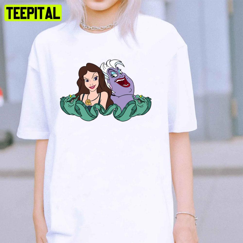 Vanessa And Ursula The Little Mermaid Unisex T-Shirt Vanessa And Ursula The Little Mermaid Unisex T-Shirt