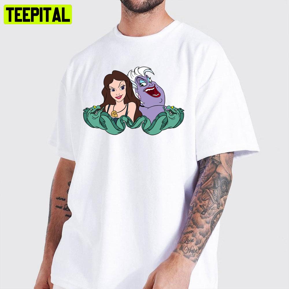 Vanessa And Ursula The Little Mermaid Unisex T-Shirt Vanessa And Ursula The Little Mermaid Unisex T-Shirt
