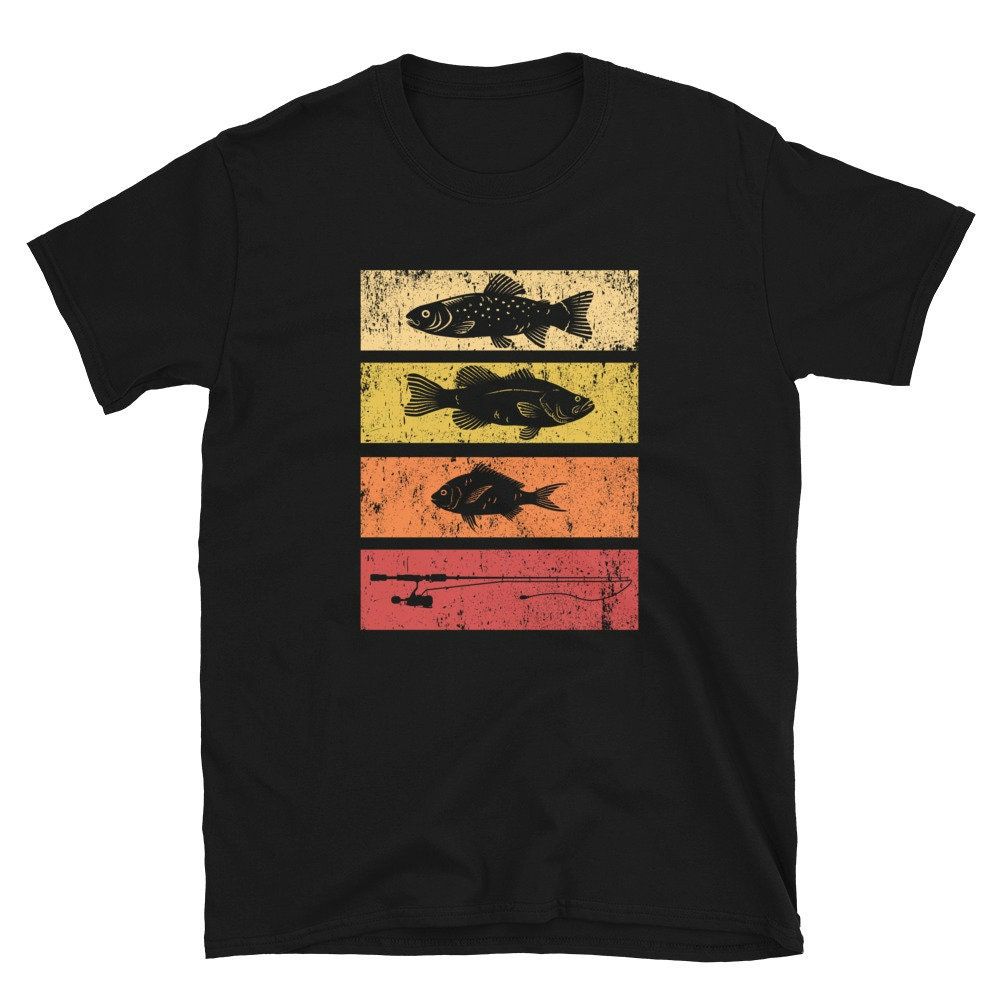 Various Fish for Fishing Rod Reel Angler Unisex T-Shirt Various Fish for Fishing Rod Reel Angler Unisex T-Shirt