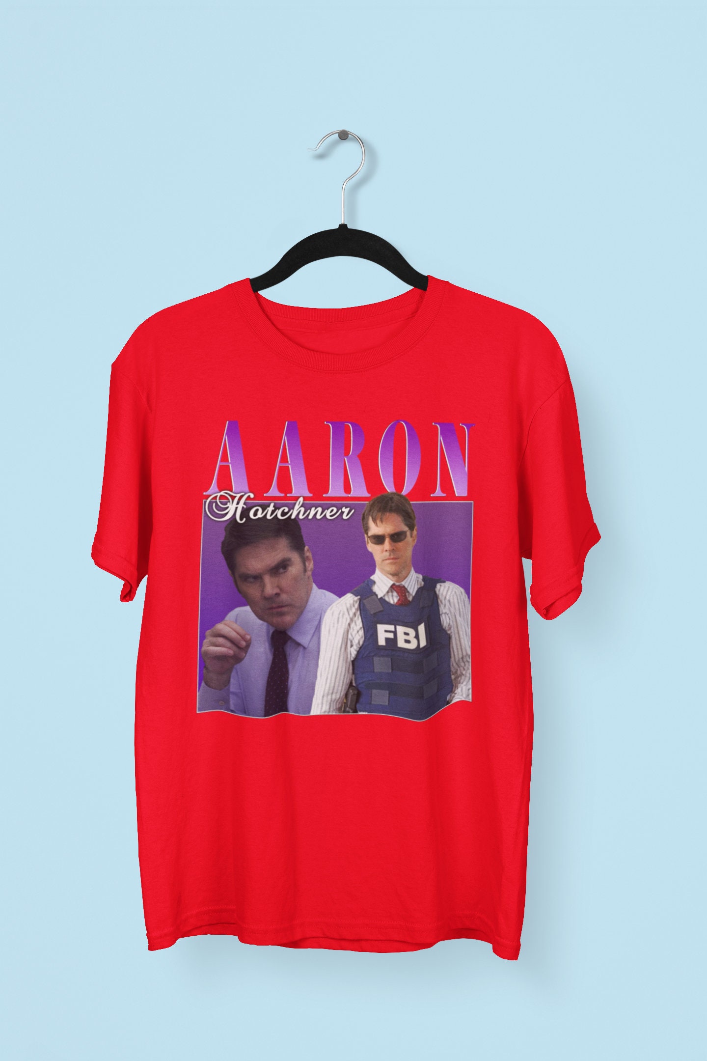 Vintage Aaron Hotchner Criminal Minds Tv Series Homage Unisex T-Shirt Vintage Aaron Hotchner Criminal Minds Tv Series Homage Unisex T-Shirt
