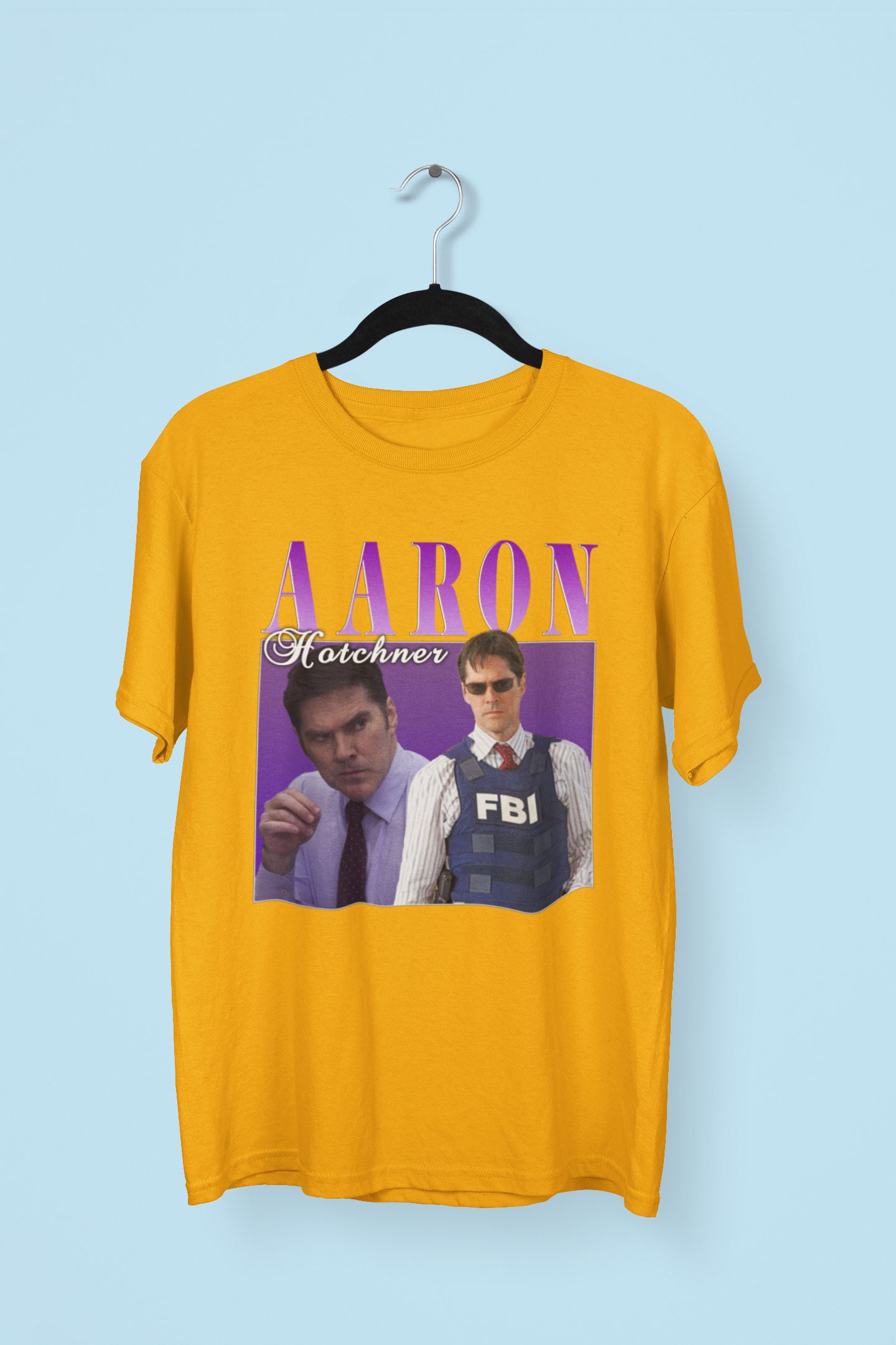 Vintage Aaron Hotchner Criminal Minds Tv Series Homage Unisex T-Shirt Vintage Aaron Hotchner Criminal Minds Tv Series Homage Unisex T-Shirt