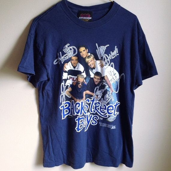 Vintage Backstreet Boys Signature 90s Music Unisex T-Shirt Vintage Backstreet Boys Signature 90s Music Unisex T-Shirt