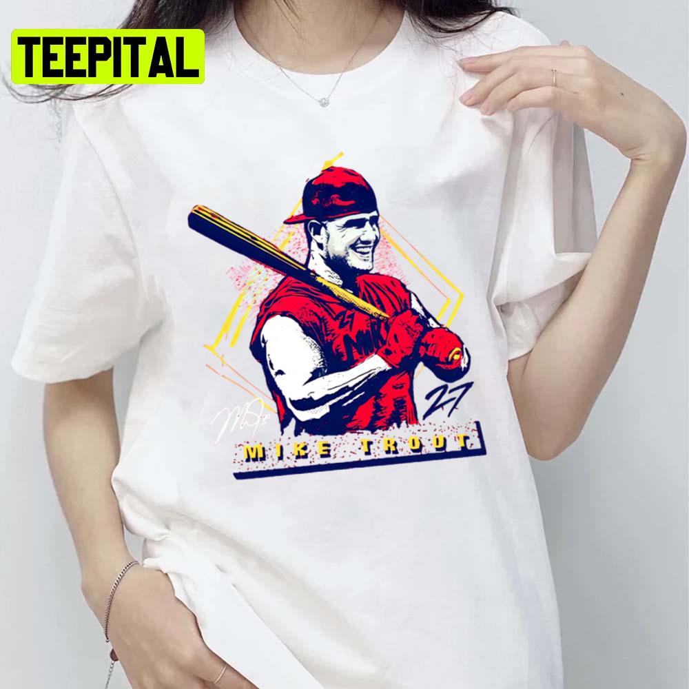 Vintage Design Mike Trout Baseball Los Angeles Angels Unisex T-Shirt Vintage Design Mike Trout Baseball Los Angeles Angels Unisex T-Shirt