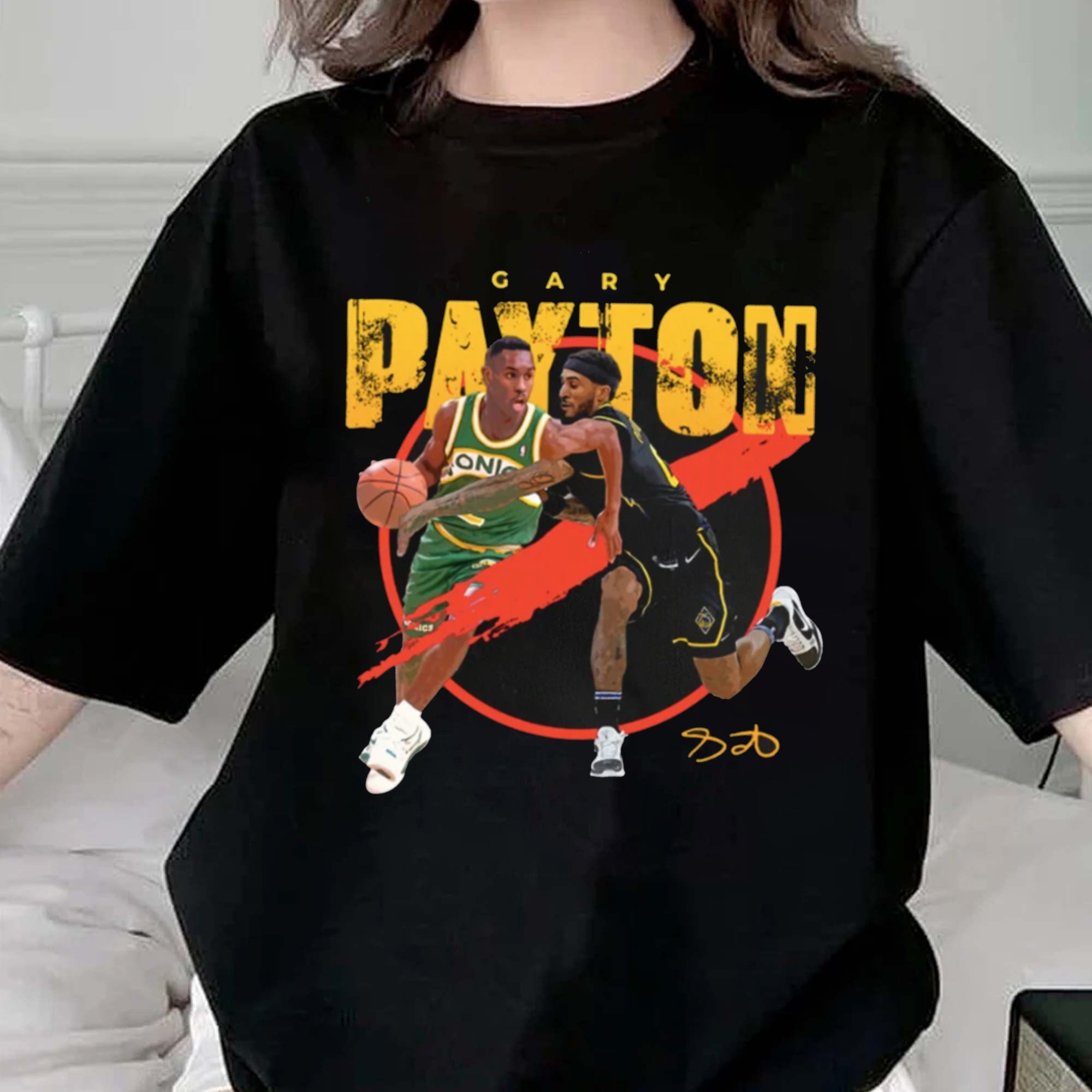 Vintage Gary Payton Basketball T-Shirt, Unisex T-Shirt Vintage Gary Payton Basketball T-Shirt, Unisex T-Shirt