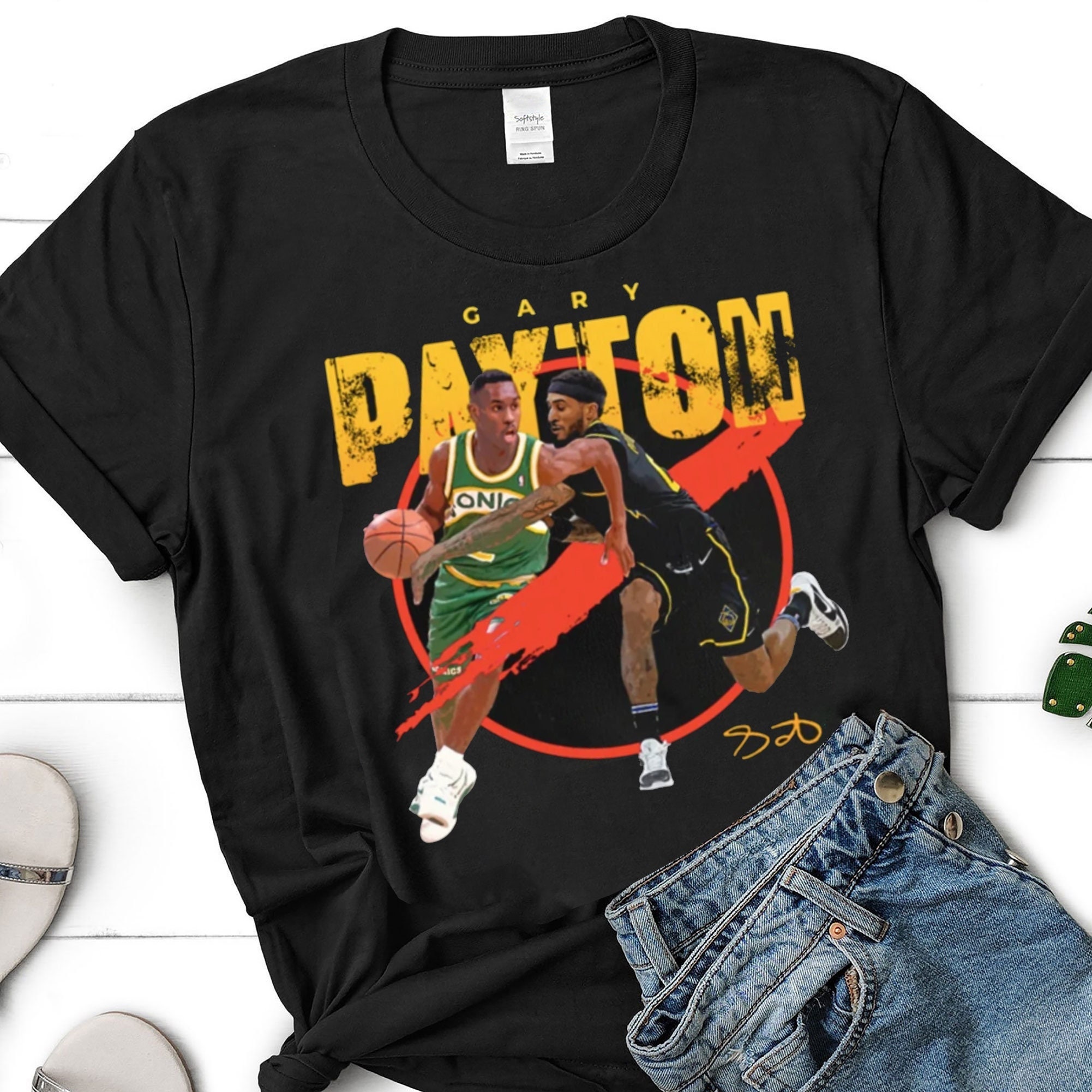 Vintage Gary Payton Basketball T-Shirt, Unisex T-Shirt Vintage Gary Payton Basketball T-Shirt, Unisex T-Shirt