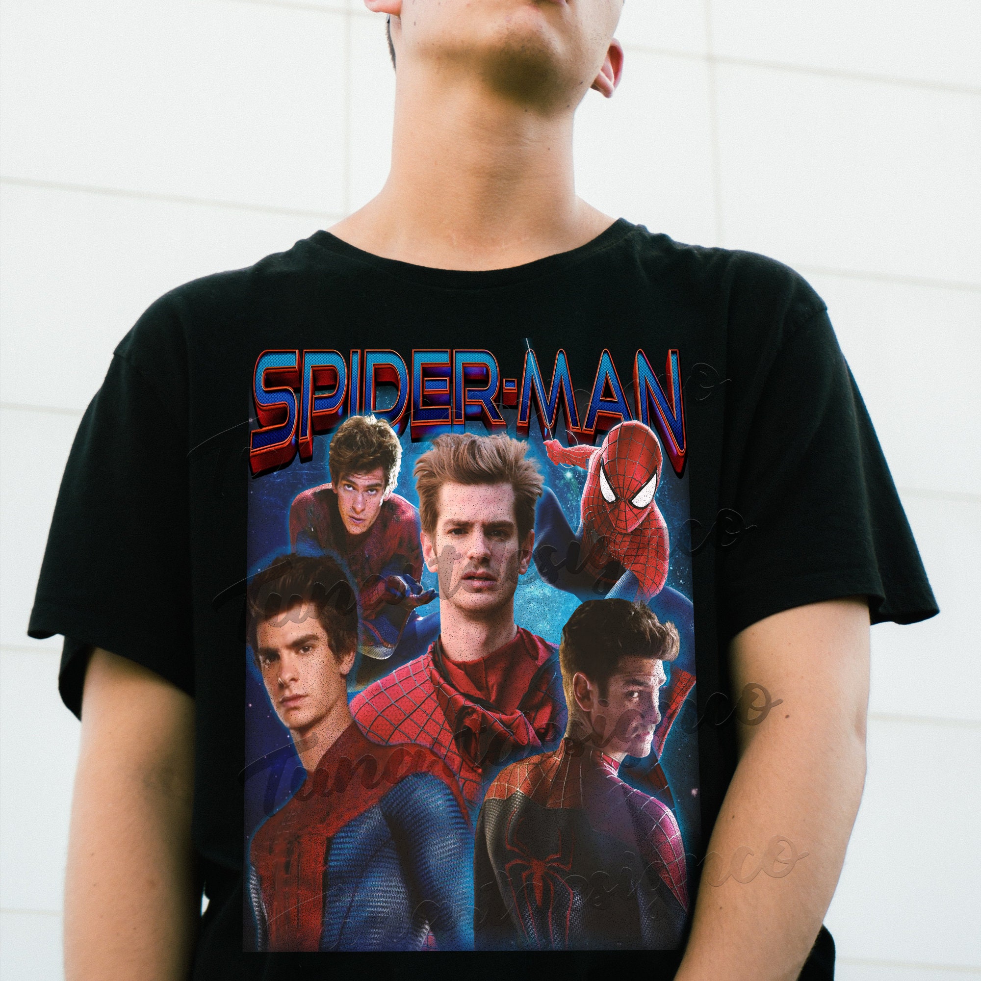 Vintage Inspired Andrew Garfield Spiderman Unisex T-Shirt Vintage Inspired Andrew Garfield Spiderman Unisex T-Shirt