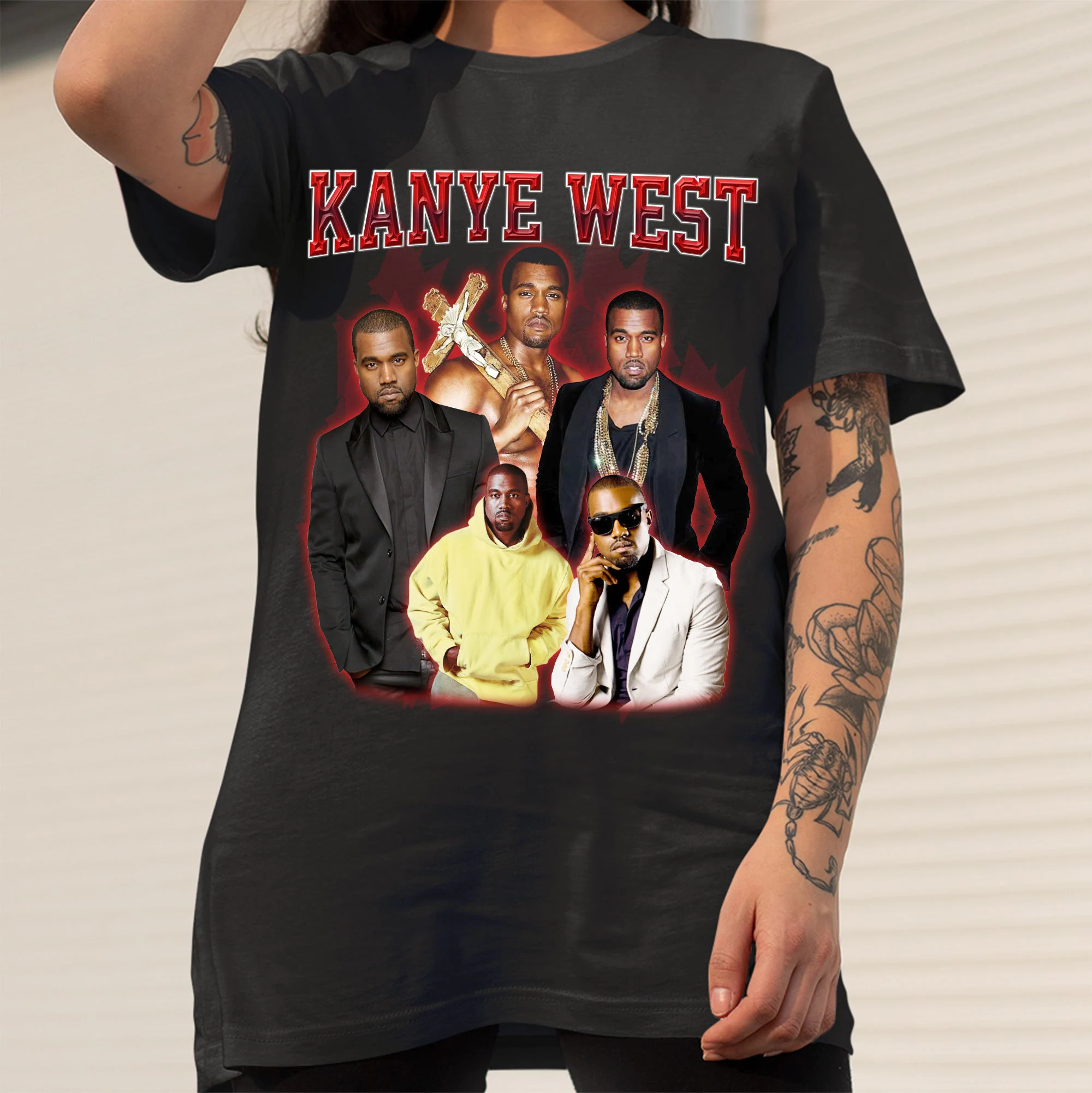Vintage Kanye West Fan Art Unisex T-Shirt Vintage Kanye West Fan Art Unisex T-Shirt