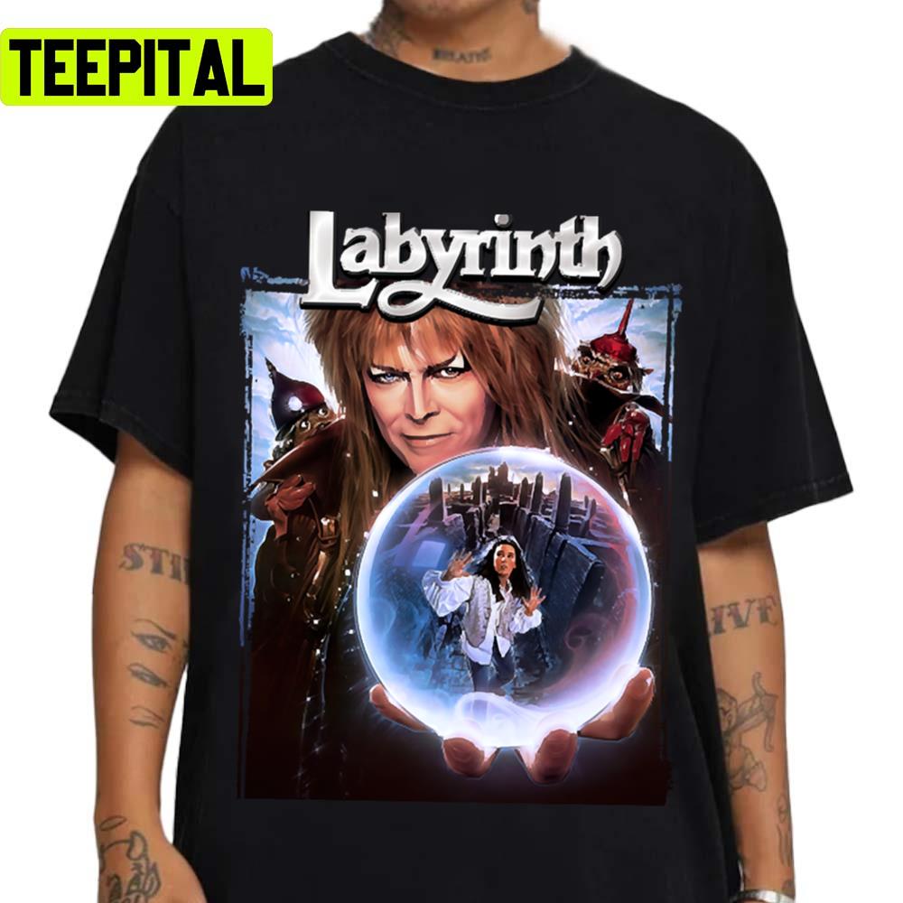 Vintage Movie Design Labyrinth Unisex T-Shirt Vintage Movie Design Labyrinth Unisex T-Shirt