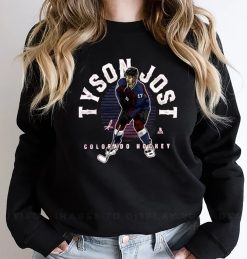 Vintage Tyson Jost Colorado Avalanche Ice Hockey Let’s Go Avs 2022 Unisex T-Shirt