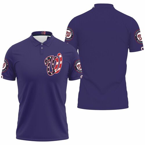 Washington Nationals 2020 Mlb Blue Us Flag Jersey Inspired Polo Shirt Model A4651 All Over Print Shirt 3d T-shirt Washington Nationals 2020 Mlb Blue Us Flag Jersey Inspired Polo Shirt Model A4651 All Over Print Shirt 3d T-shirt