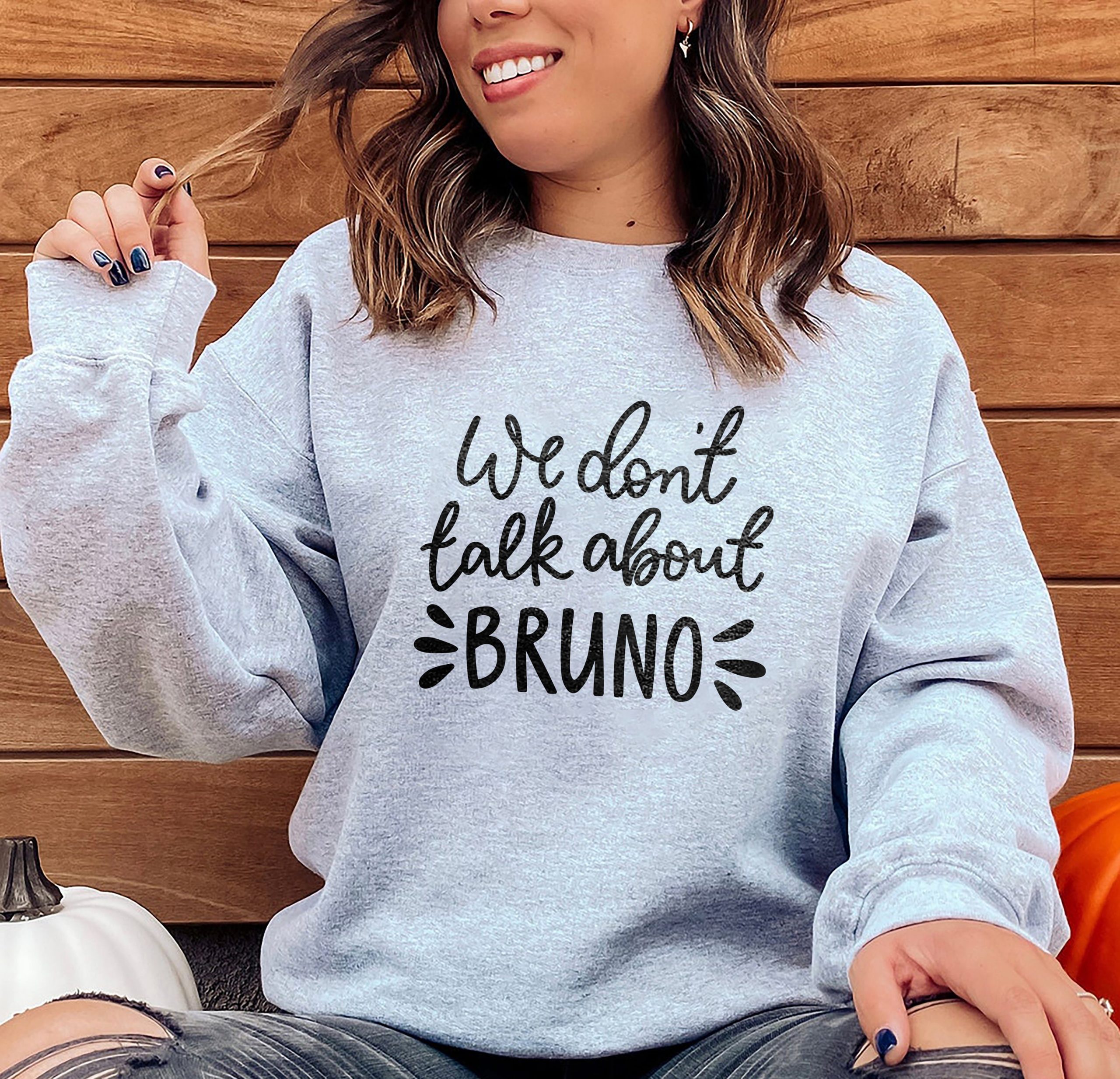 We Don't Talk About Bruno Classic Art Unisex Sweatshirt We Don't Talk About Bruno Classic Art Unisex Sweatshirt