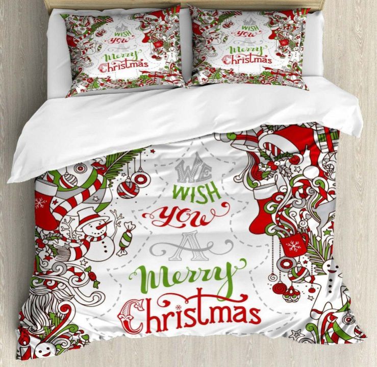 We Wish You A Merry Christmas Cotton Bedding Sets We Wish You A Merry Christmas Cotton Bedding Sets