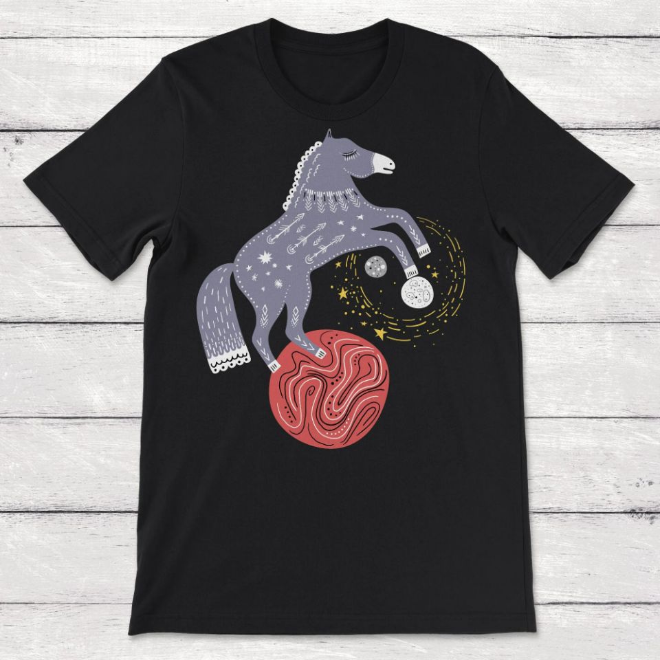 Whimsical Horse Unisex T-Shirt Whimsical Horse Unisex T-Shirt