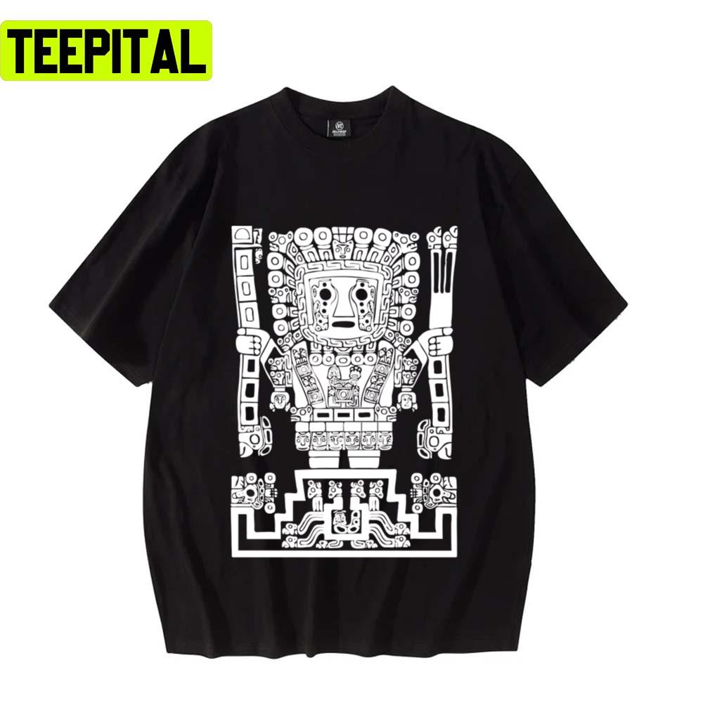 White Art Viracocha Sapa Inca Unisex T-Shirt White Art Viracocha Sapa Inca Unisex T-Shirt