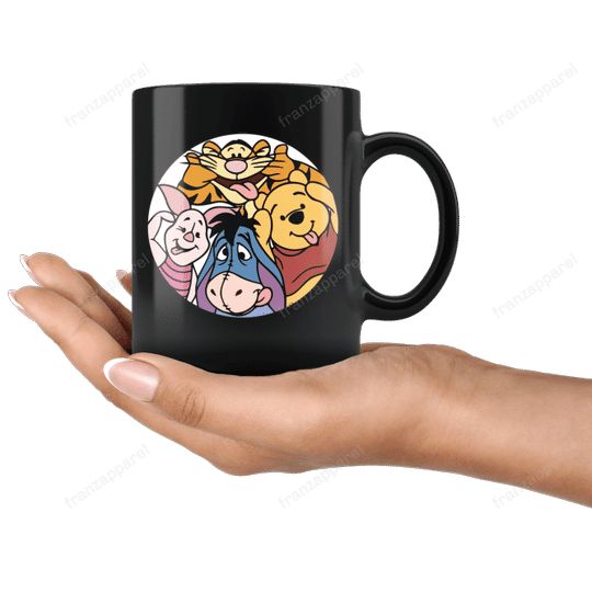 Winnie The Pooh Disney Premium Sublime Ceramic Coffee Mug Black Winnie The Pooh Disney Premium Sublime Ceramic Coffee Mug Black