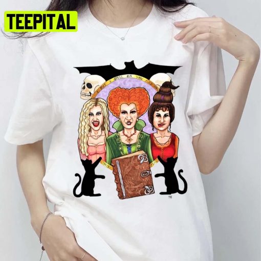 Witches Halloween Graphic Hocus Pocus Unisex T-Shirt