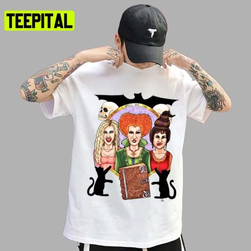 Witches Halloween Graphic Hocus Pocus Unisex T-Shirt