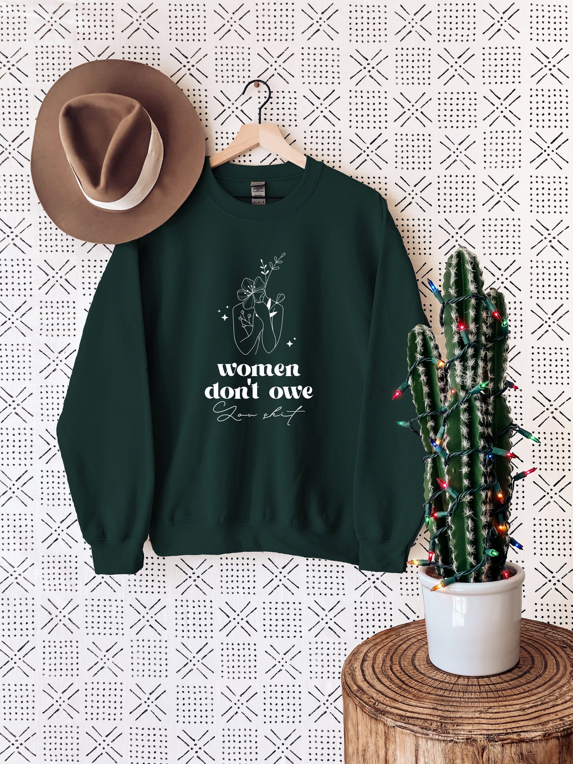Women Don't Owe Unisex Sweatshirt Women Don't Owe Unisex Sweatshirt