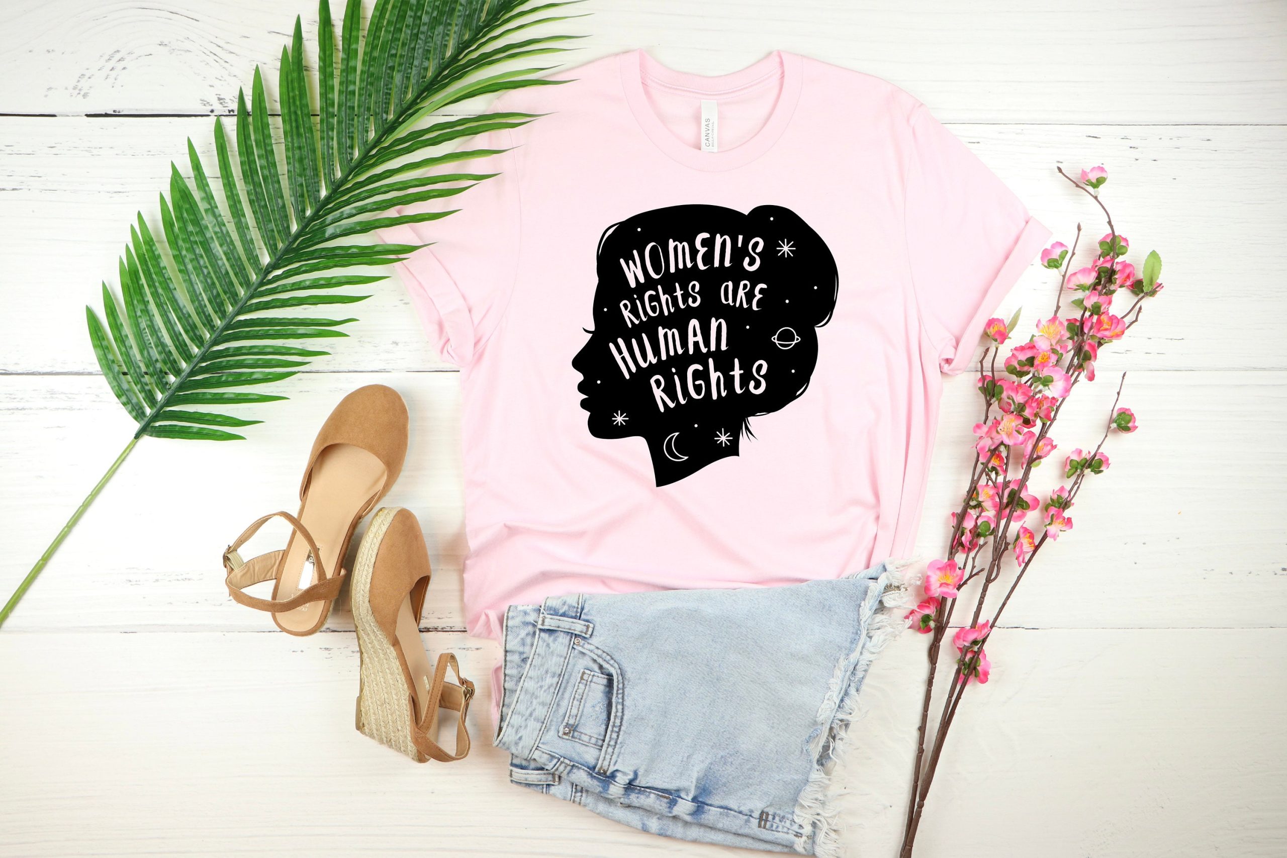 Women's Rights Are Human Rights Pro Choise Feminism Unisex T-Shirt Women's Rights Are Human Rights Pro Choise Feminism Unisex T-Shirt
