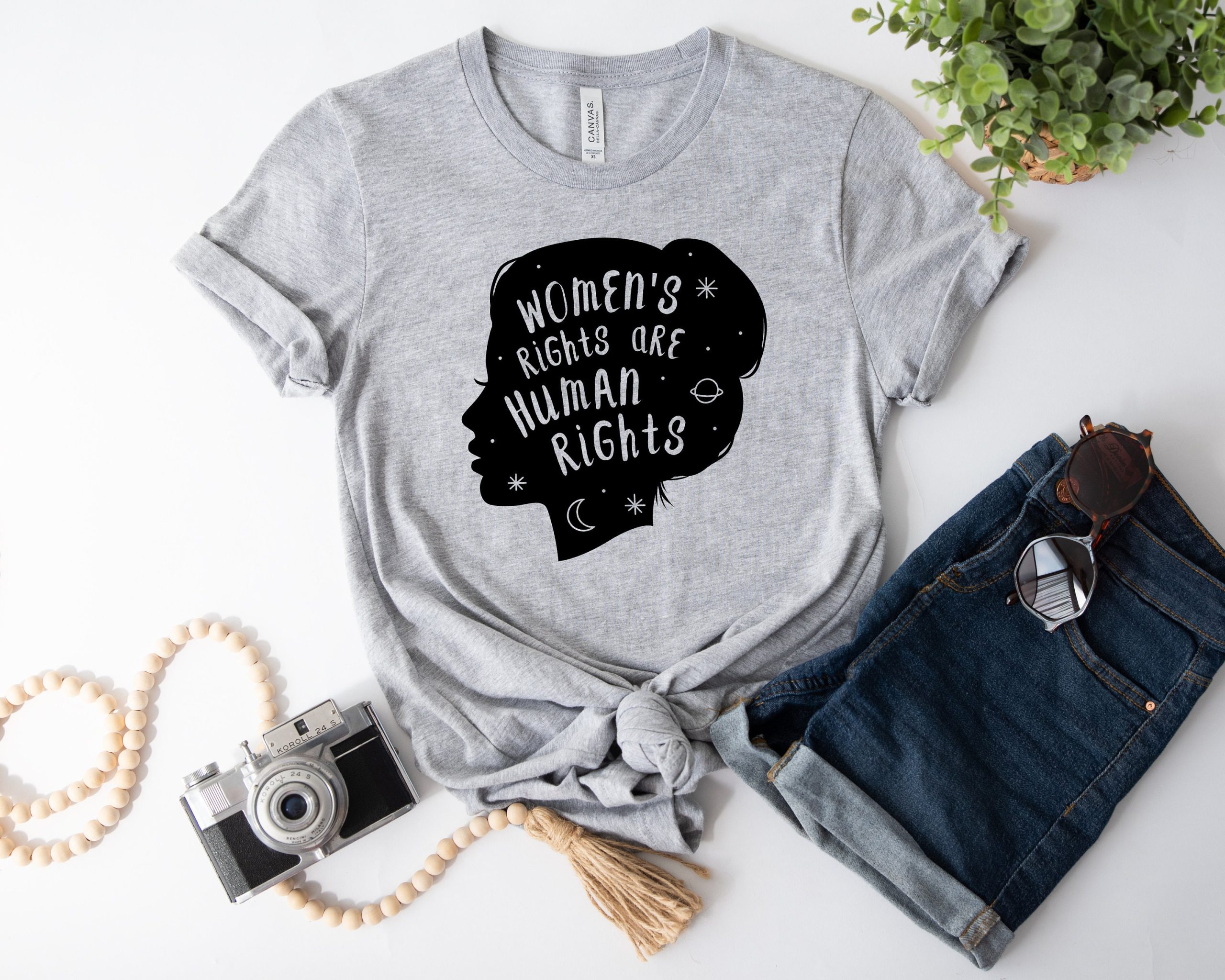 Women's Rights Are Human Rights Pro Choise Feminism Unisex T-Shirt Women's Rights Are Human Rights Pro Choise Feminism Unisex T-Shirt
