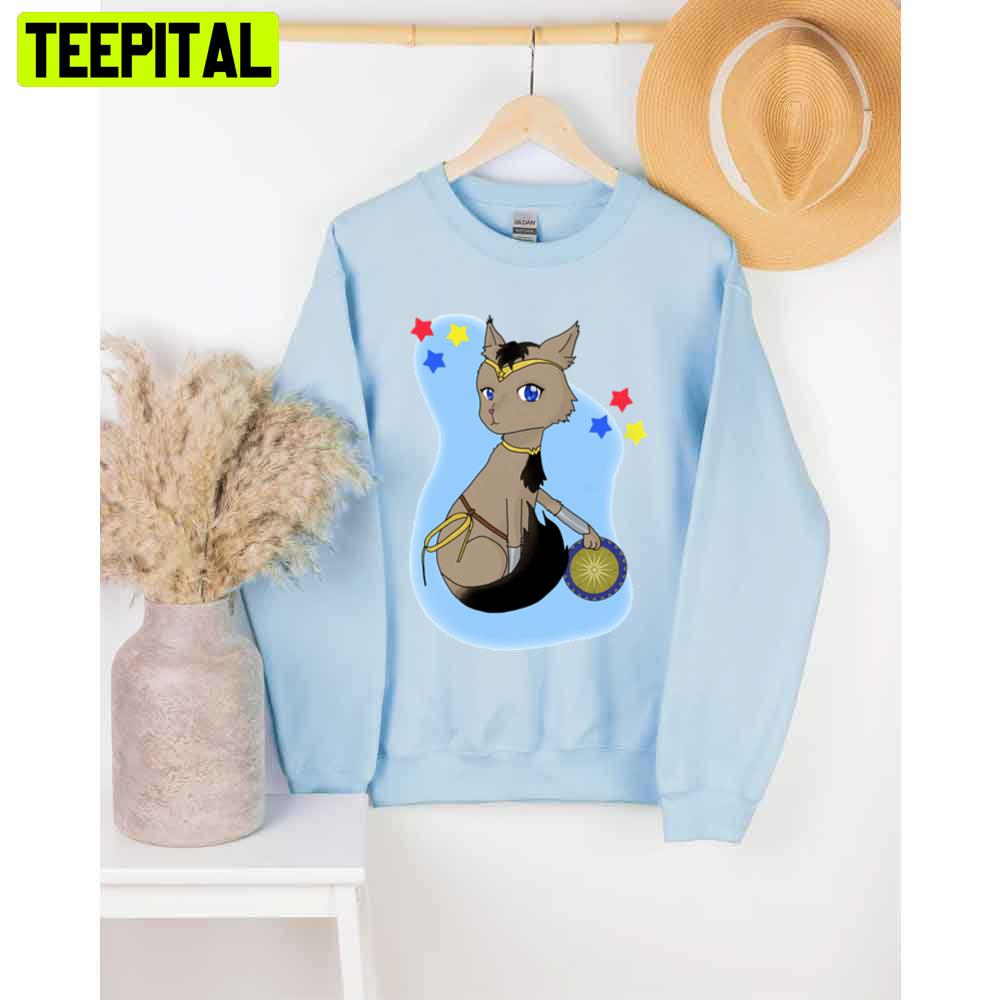 Wonder Cat Wonder Woman Unisex T-Shirt Wonder Cat Wonder Woman Unisex T-Shirt