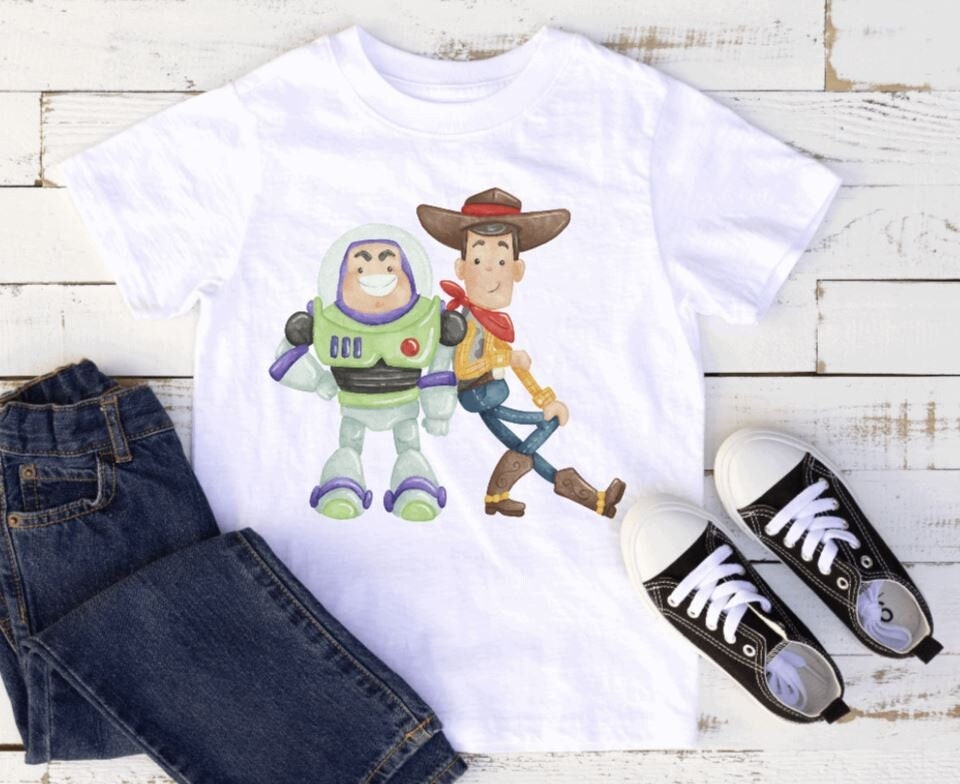 Woodybuzz Kids Top Illustration Unisex T-Shirt Woodybuzz Kids Top Illustration Unisex T-Shirt