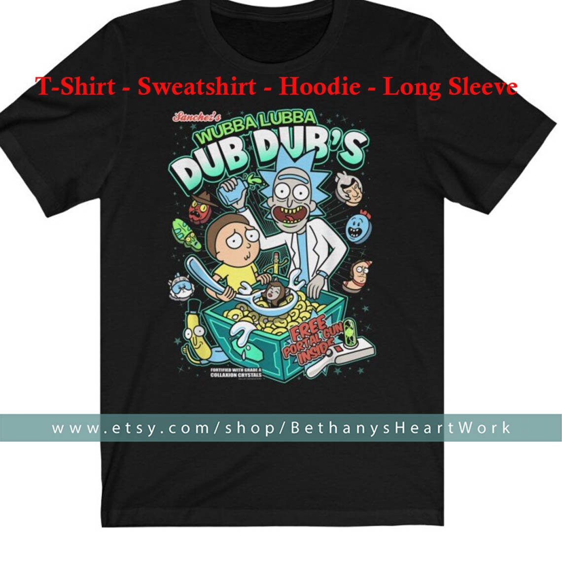 Wubba Lubba Dub Cereal Rick And Morty Unisex T-Shirt Wubba Lubba Dub Cereal Rick And Morty Unisex T-Shirt
