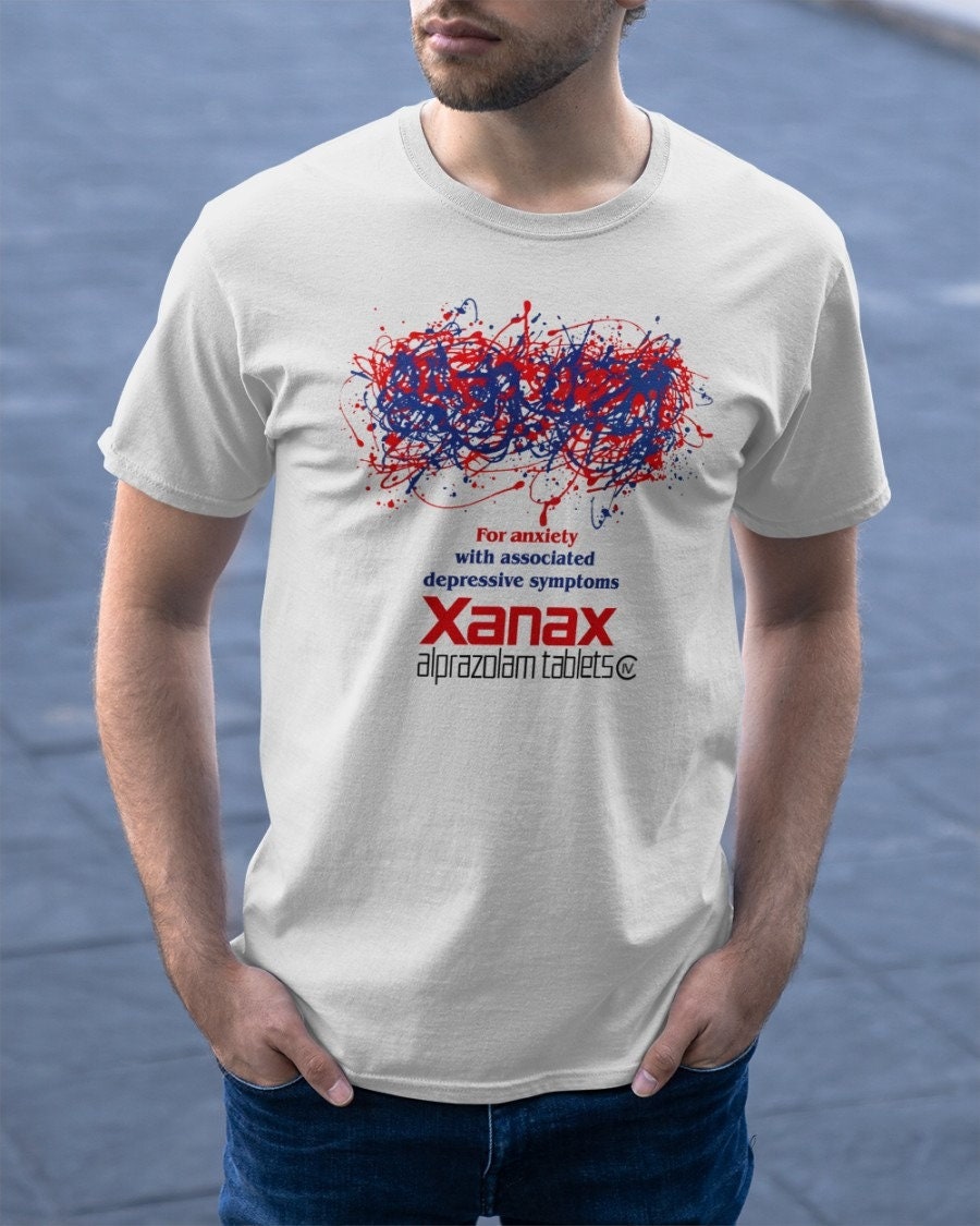 Xanax Alprazolam Tablets Art Unisex Shirt Xanax Alprazolam Tablets Art Unisex Shirt