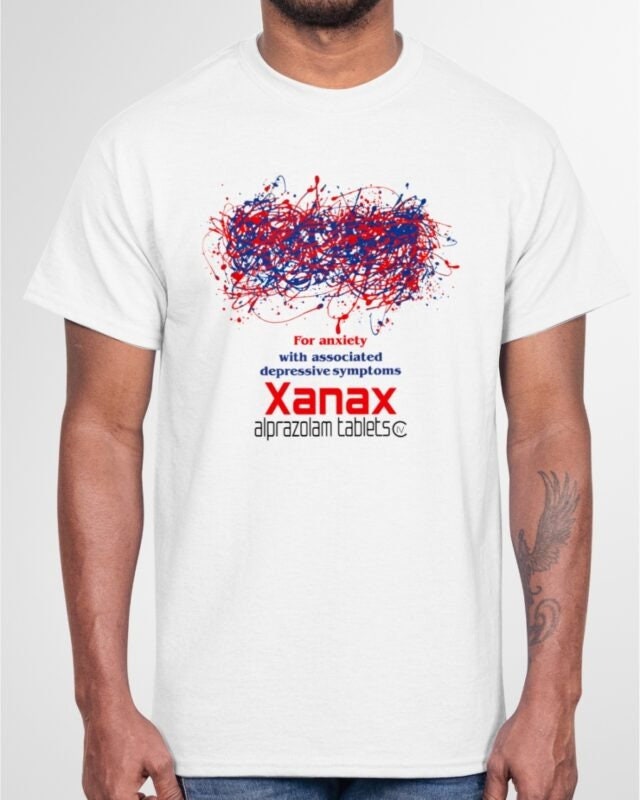Xanax Alprazolam Tablets Art Unisex Shirt Xanax Alprazolam Tablets Art Unisex Shirt
