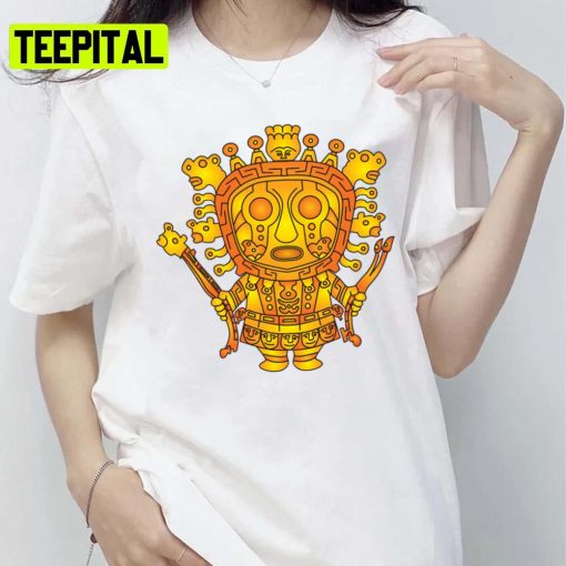 Yellow Art Sapa Inca Viracocha Unisex T-Shirt