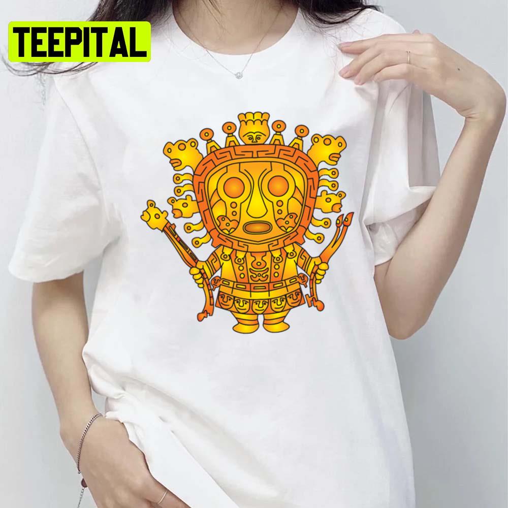 Yellow Art Sapa Inca Viracocha Unisex T-Shirt Yellow Art Sapa Inca Viracocha Unisex T-Shirt